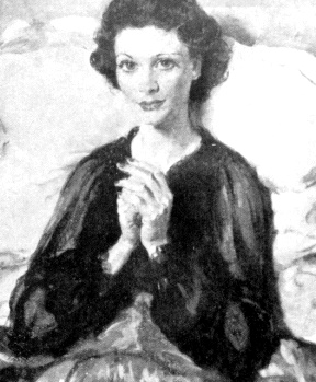 A portrait of Vivien that hung on the walls of the Royal Academy of Arts, 1936.
