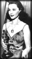 Vivien with her Oscar won for her performance in Gone With the Wind